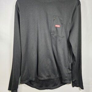 Wrangler Workwear Performance Thermal Top Base Layer Black Size Medium